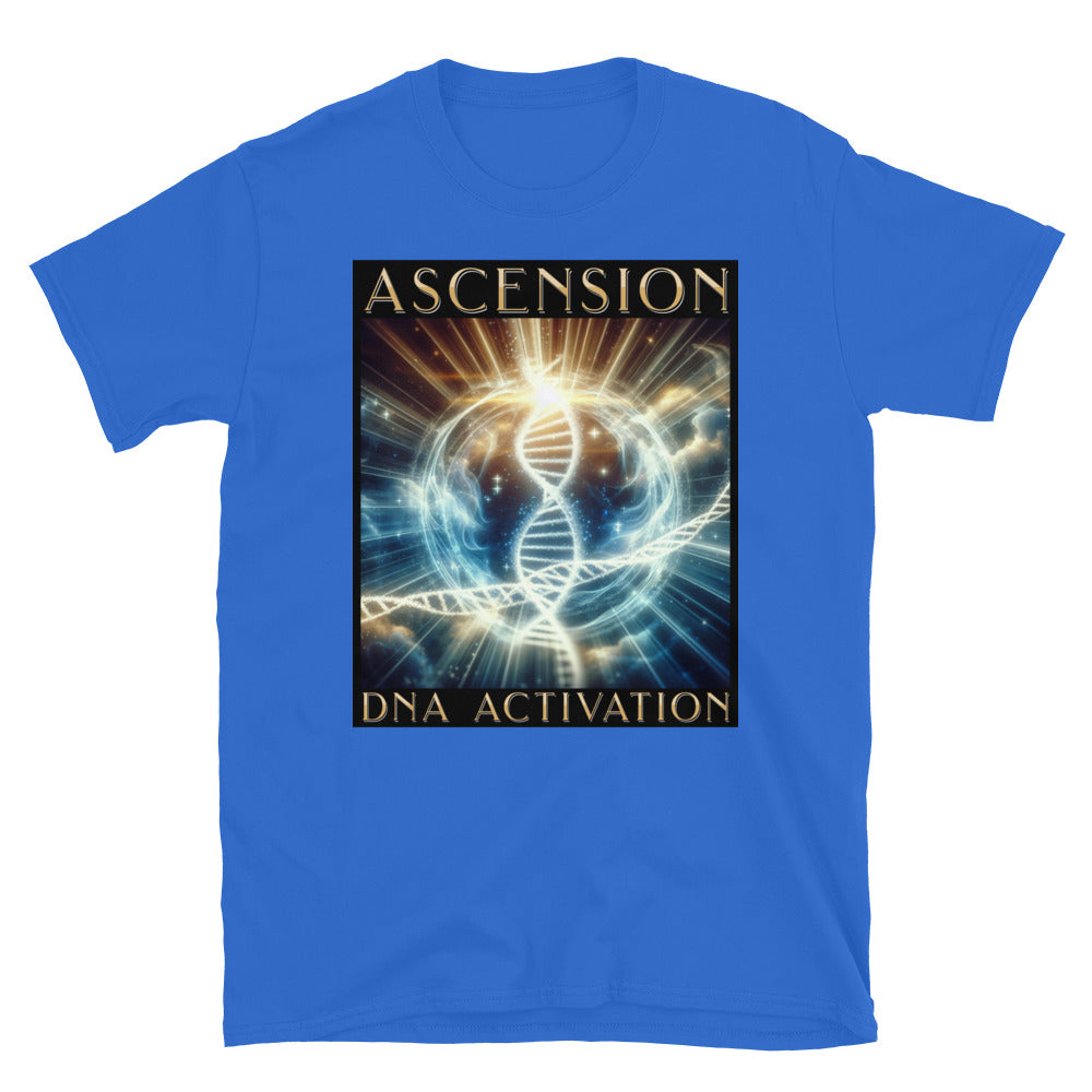 Ascension DNA Activation TShirt - Royal Color - https://ascensionemporium.net